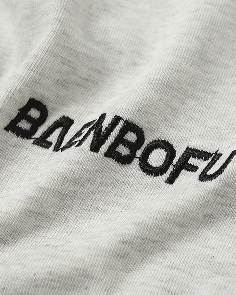 Contrast color loose short sleeves