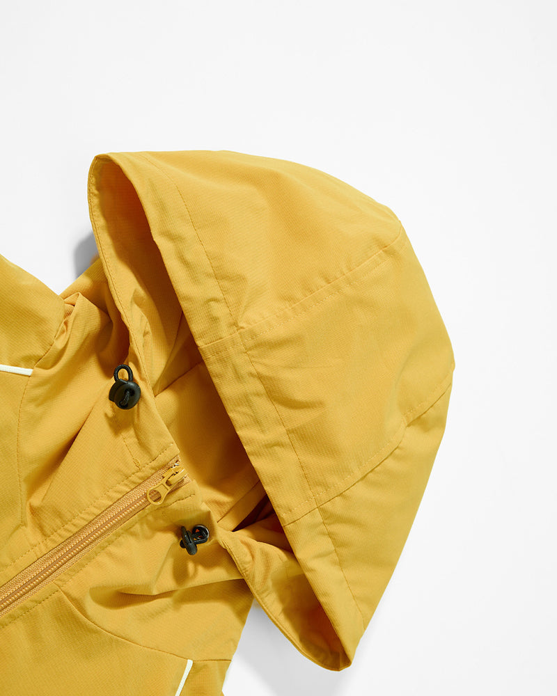 Retro color-blocked versatile coat