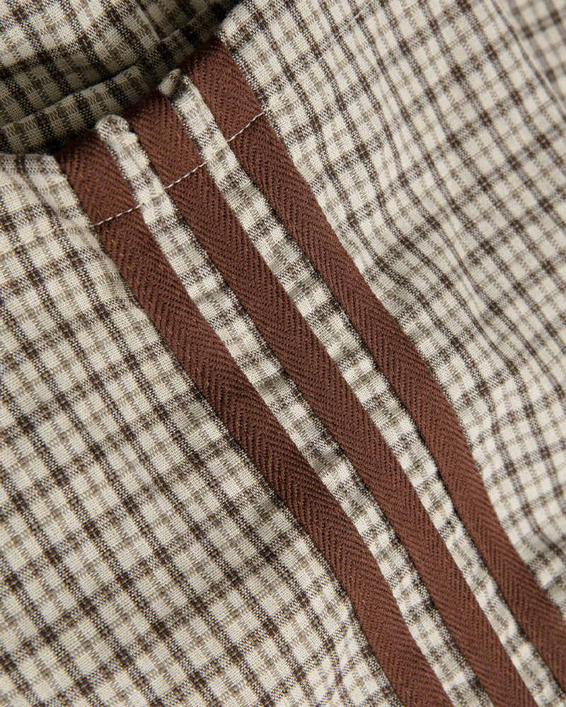 Vintage check short-sleeved shirt