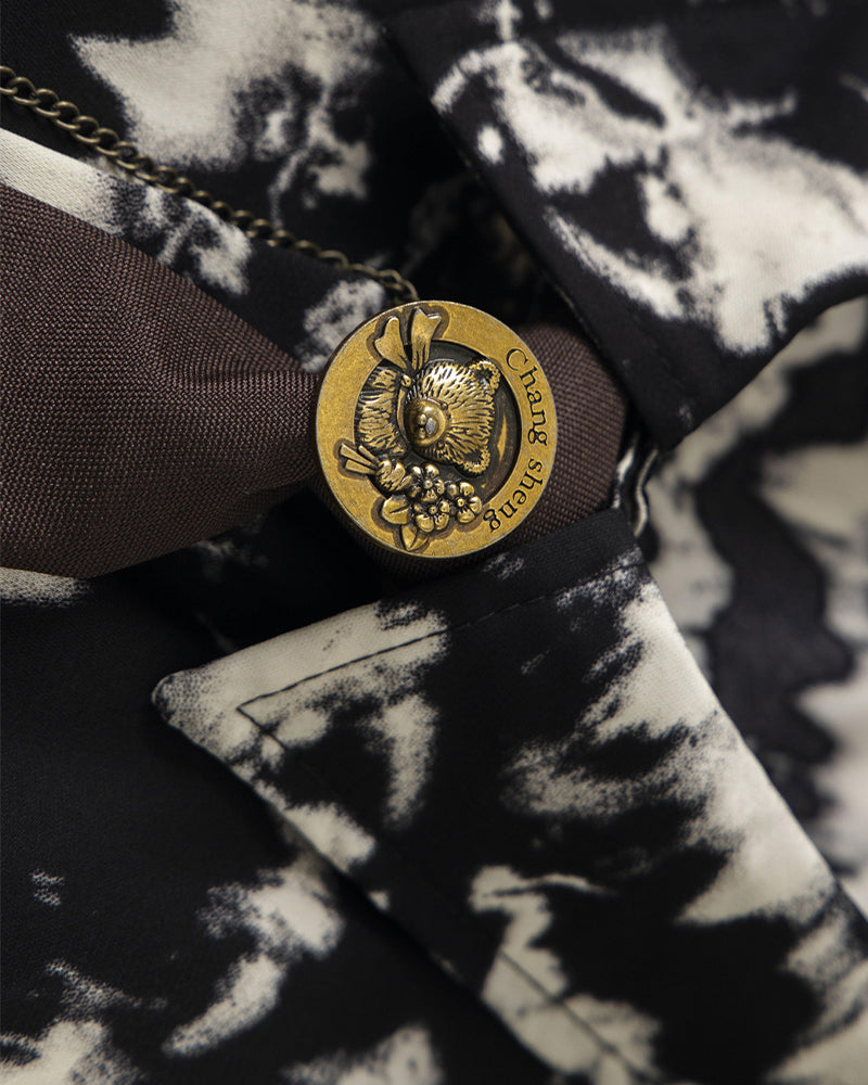 Retro casual short sleeve shirt