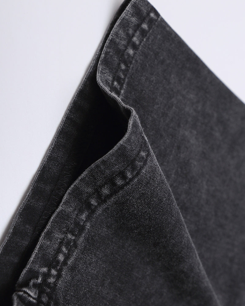 워시드 디스트레스드 반팔