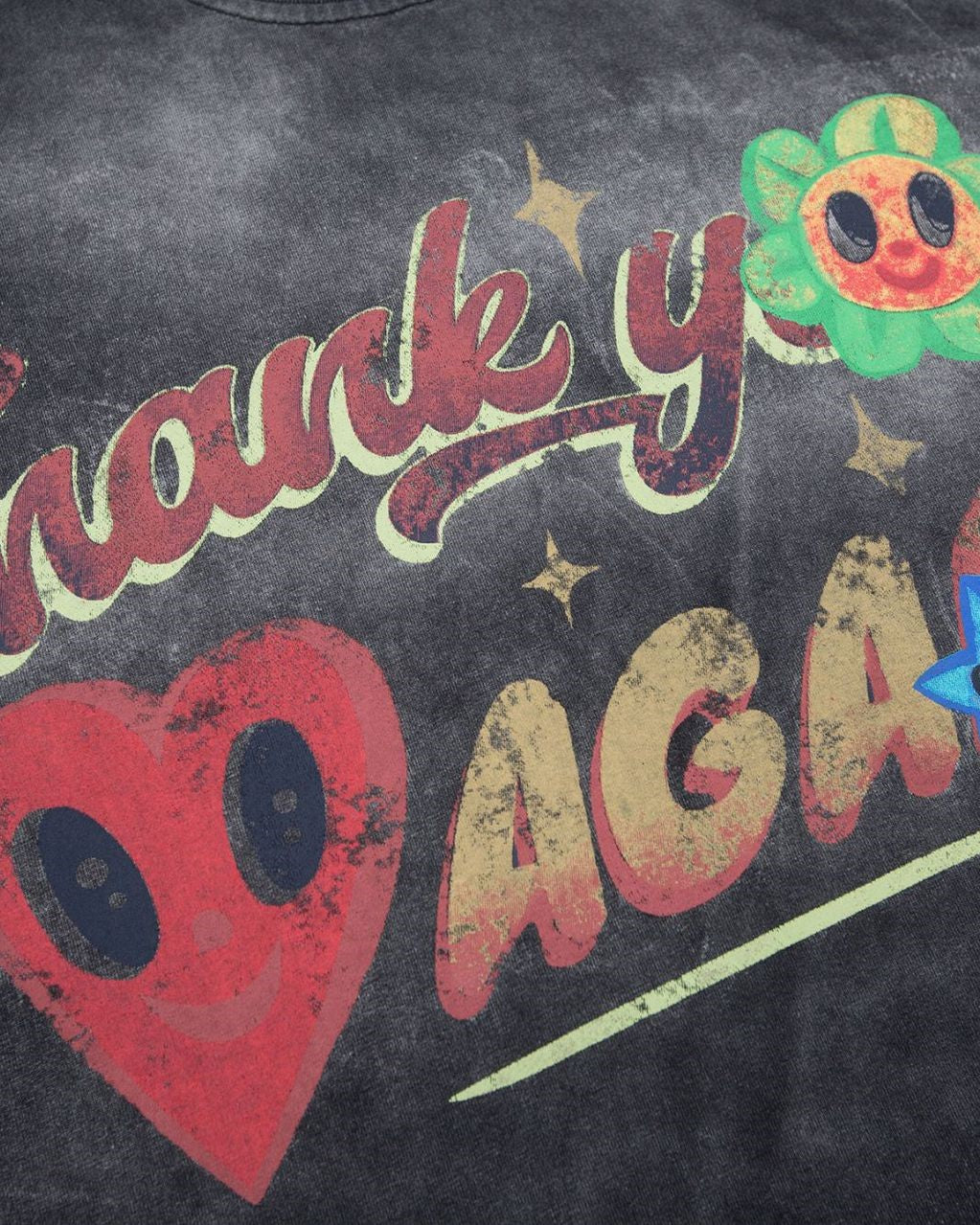 빈티지 워싱 반소매