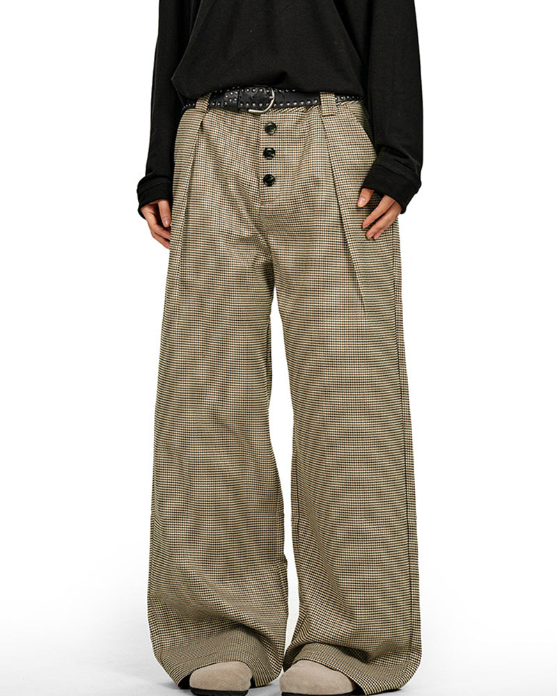 Retro casual trousers
