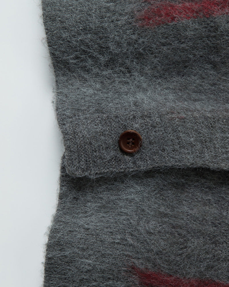 Plaid lapel short jacket