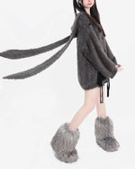 Cute lazy ear sweater cardigan (women)