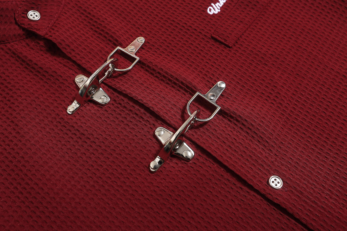 復古華夫格襯衫