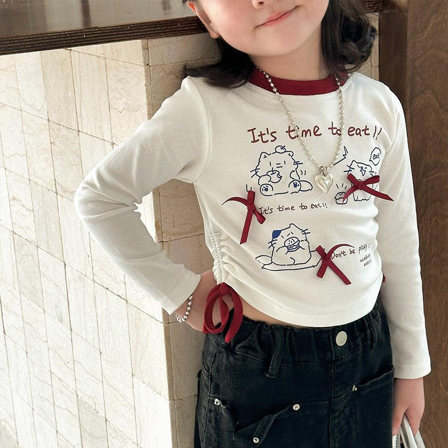 可愛蝴蝶結長袖