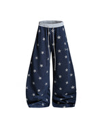 Star-print sweatpants