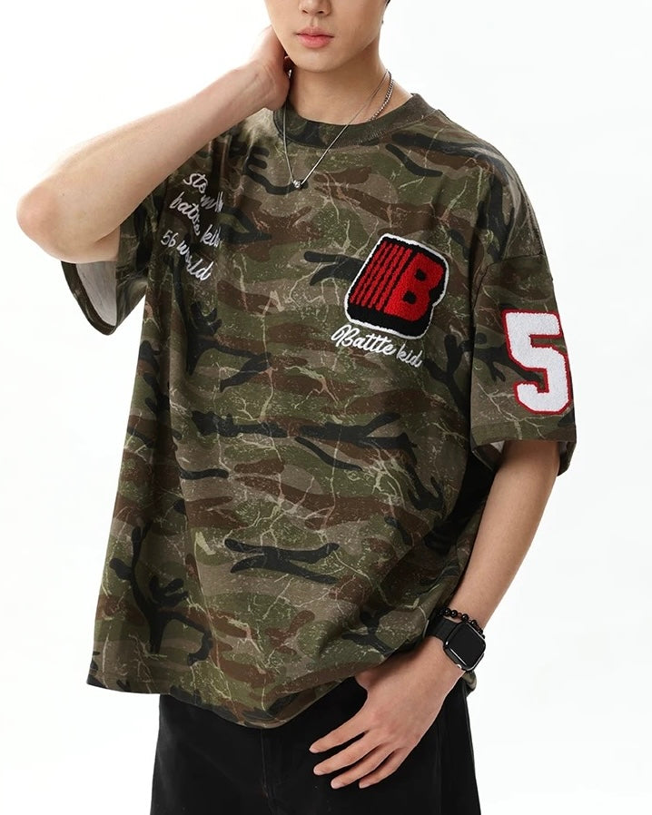 레트로 심플 반팔