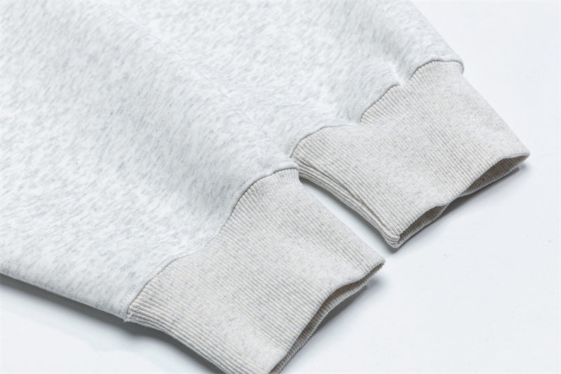 復古拼接撞色圓領衛衣