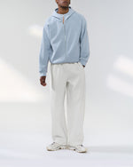 Solid color casual straight leg pants