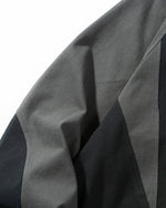 Contrast color stitching sweatshirt