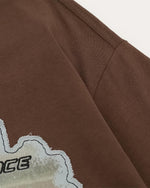 레트로 레터 패치 반팔