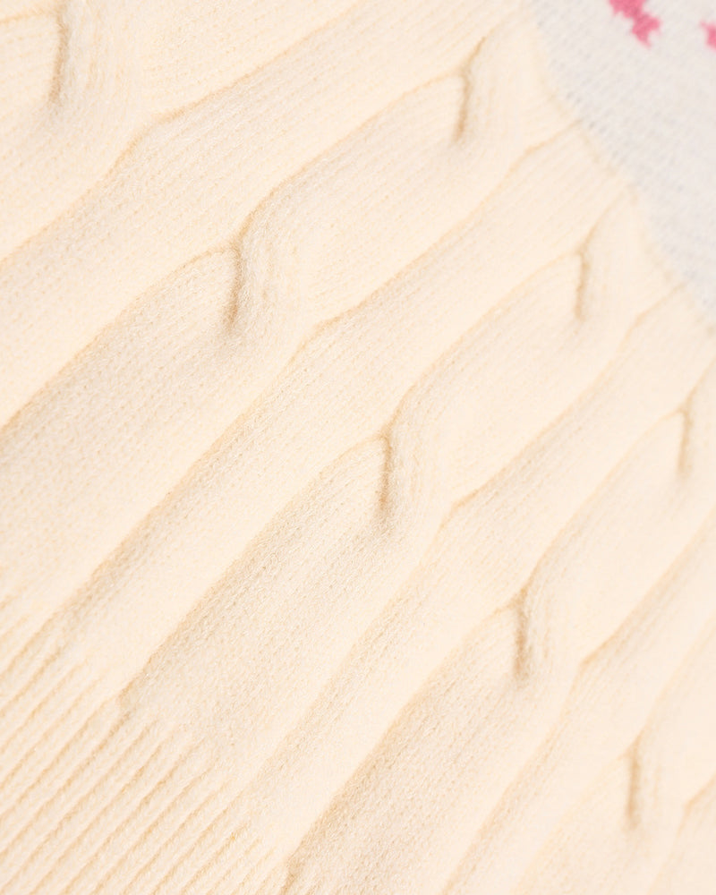 可愛小兔連帽針織衫