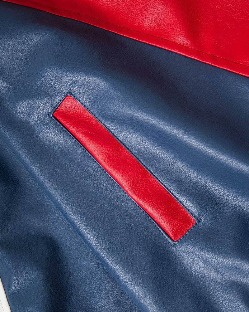 Embroidered patchwork couple jackets