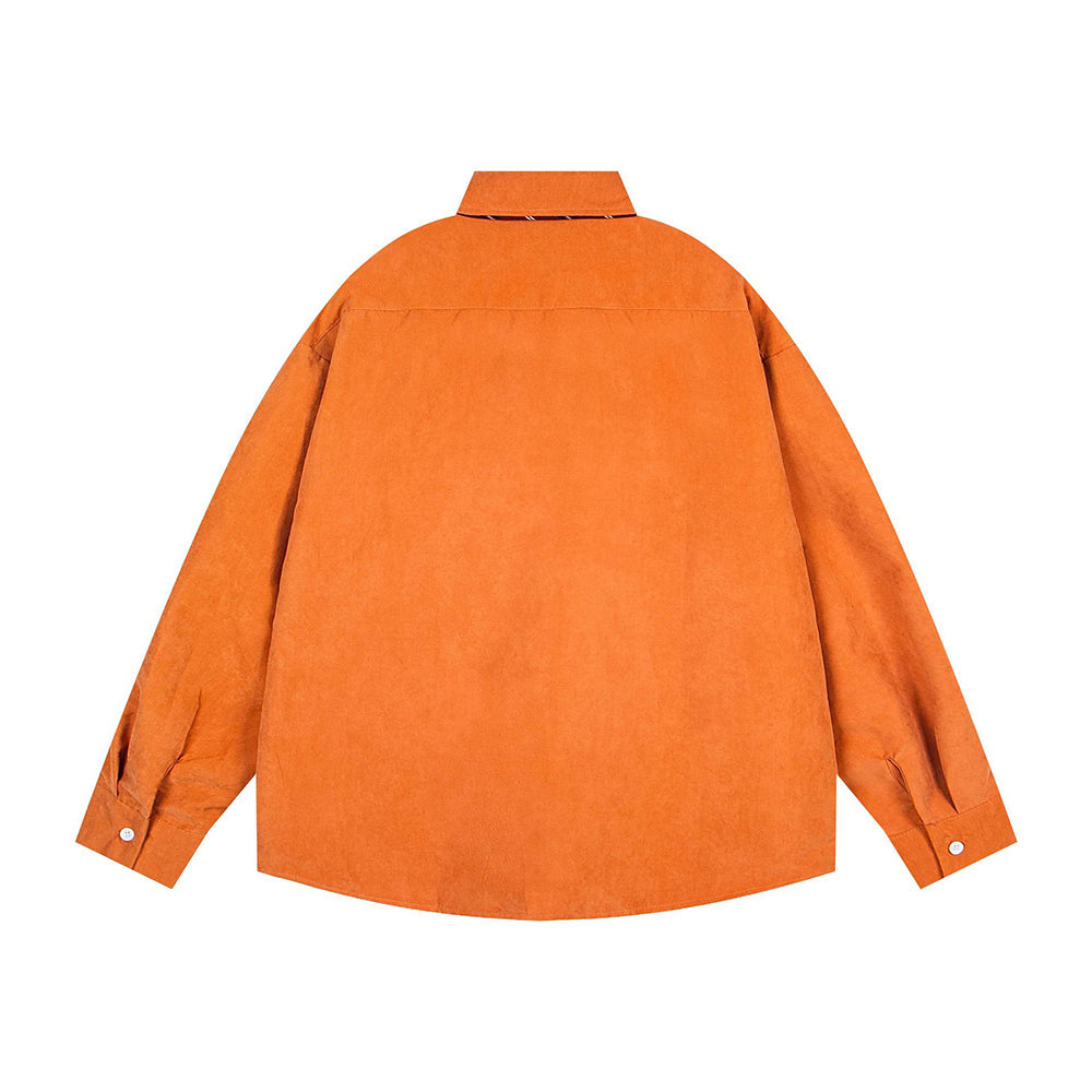 趣味領帶長袖襯衫