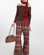 Sexy sloping shoulder neckline