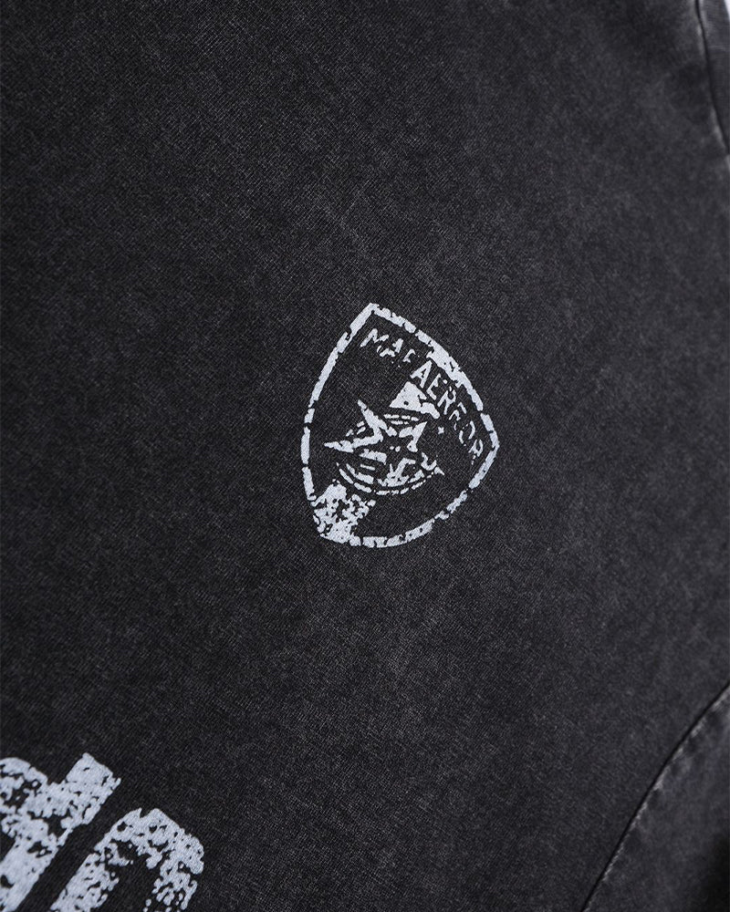 레트로 프린트 캐주얼 반팔