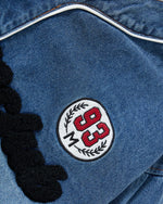 Washed letter jacket