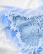 버터플라이 원단 패치 반팔