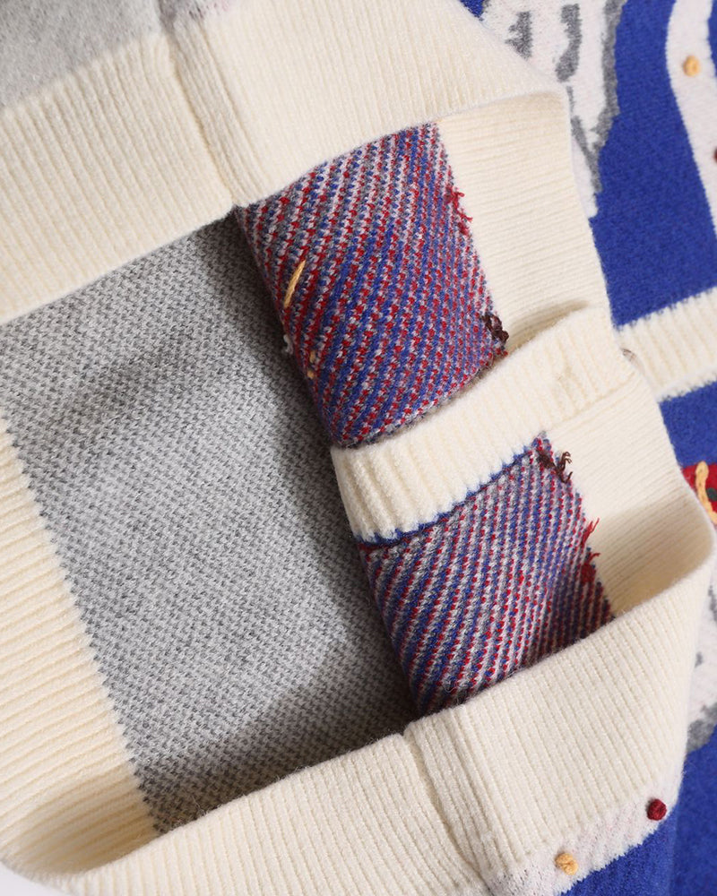 復古趣味小兔子毛衣