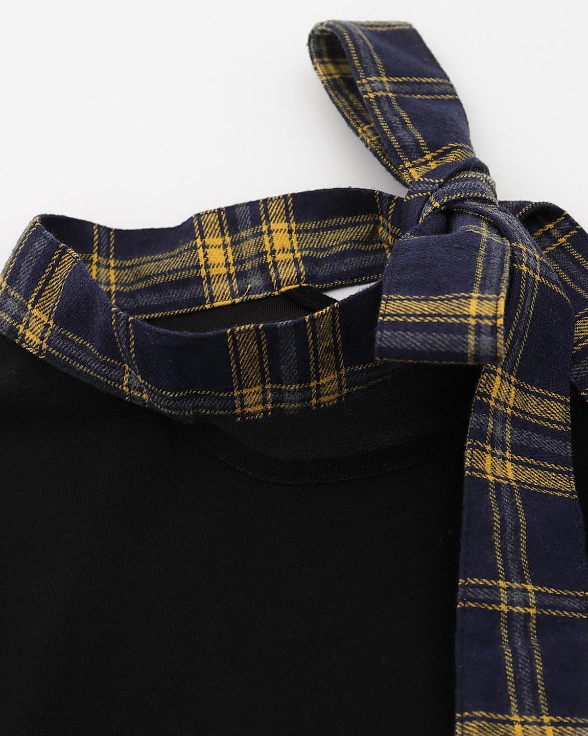 Colorblock slim-fit long sleeves