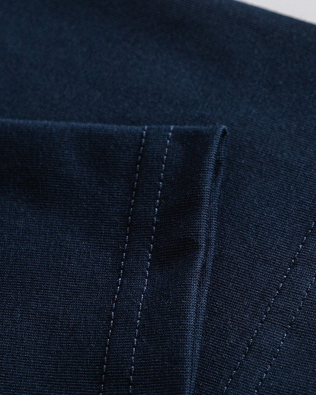 Contrast color stitching polo short sleeves