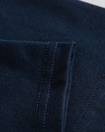 Contrast color stitching polo short sleeves