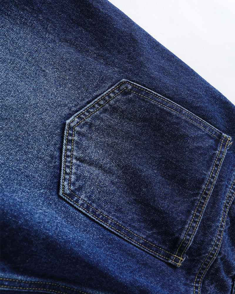 復古水洗休閑短褲