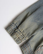 刺綉牛仔連帽衛衣