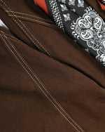 Retro-style wide-leg pants