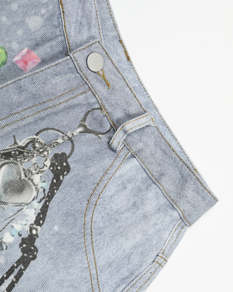 Vintage Colored Chain Shorts