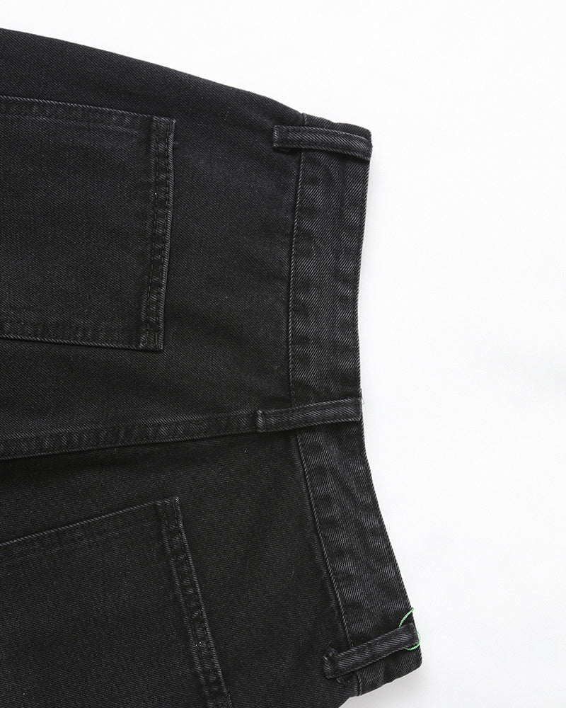 Vintage denim overalls