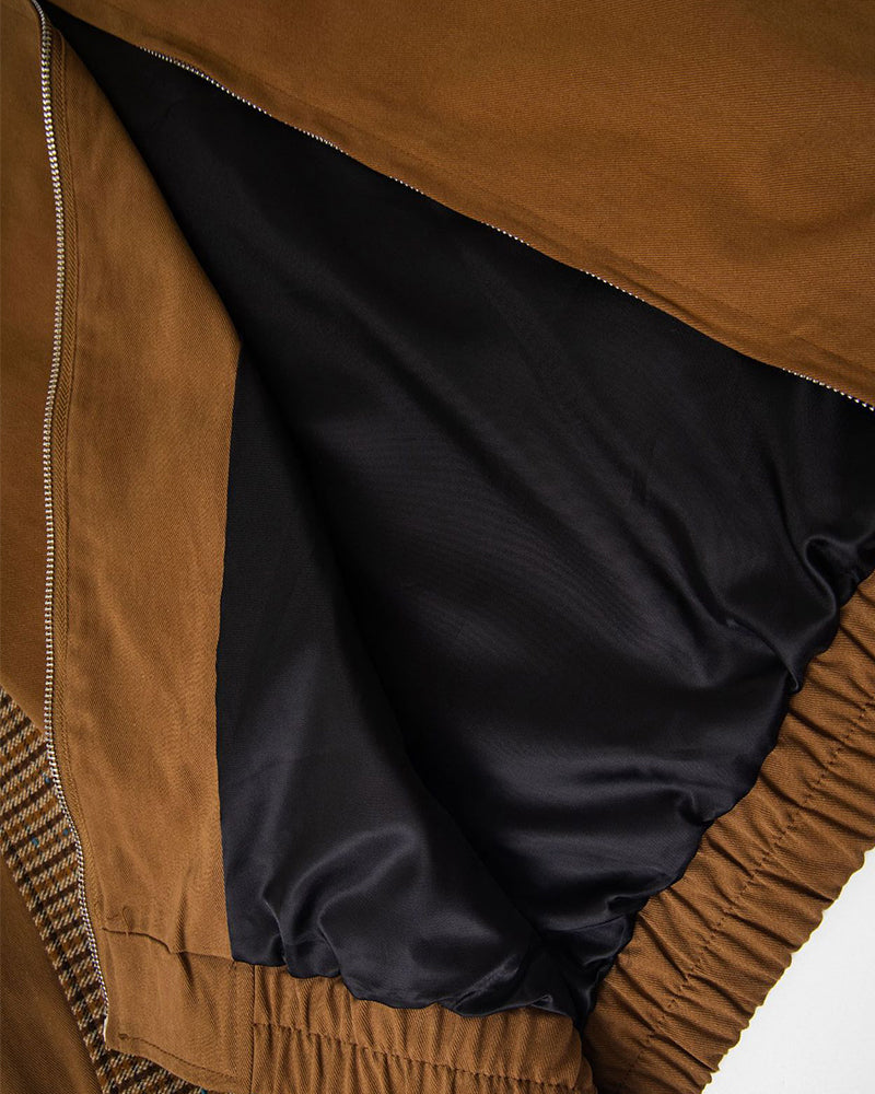 復古小狗撞色外套