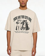 美式卡通小貓咪短袖