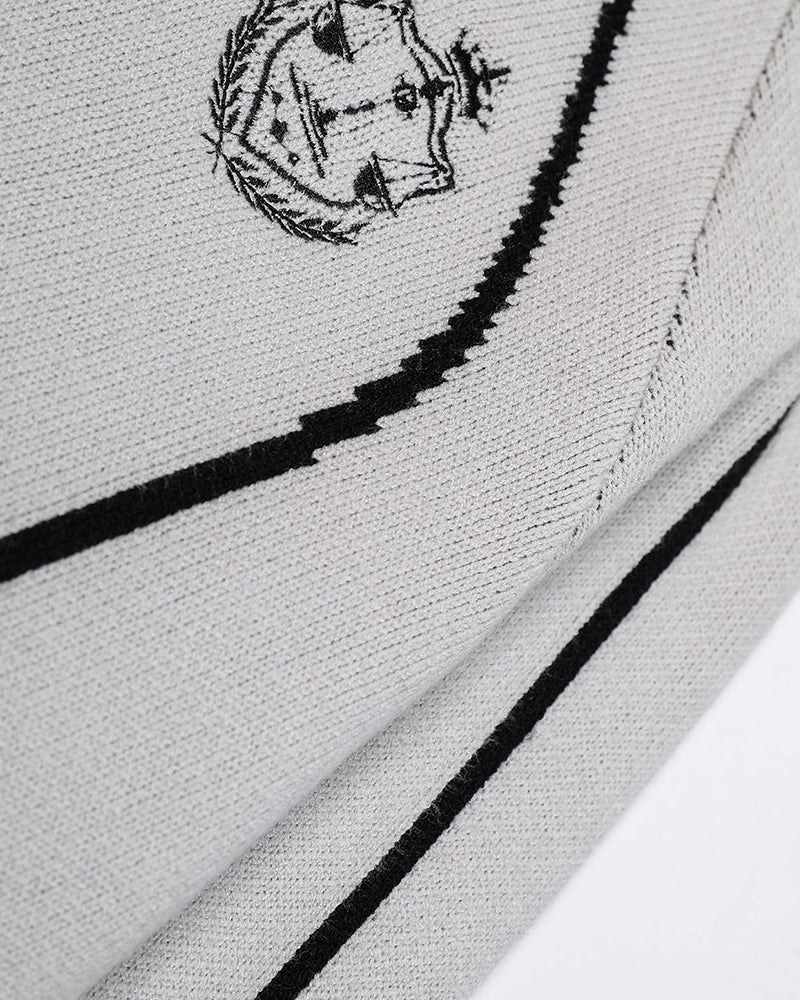 모터사이클 스타일 카디건 스웨터