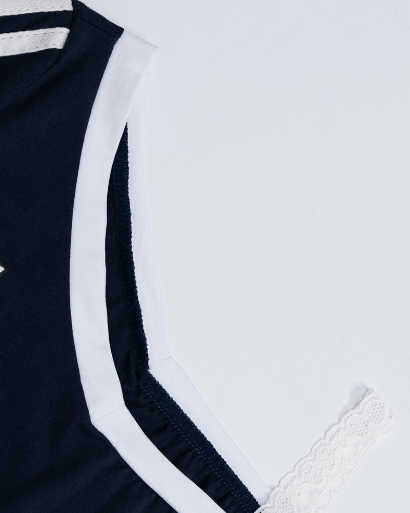 Simple design short sleeves