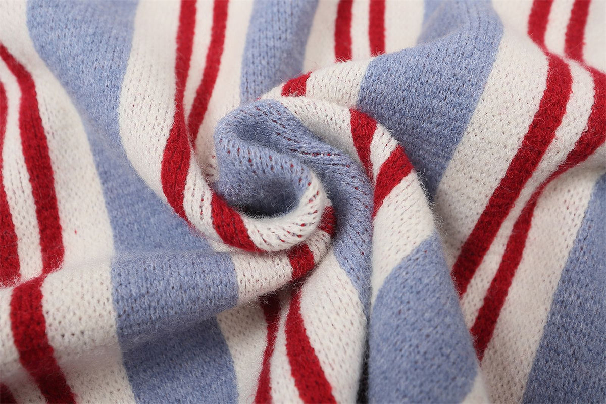 Fun cat lapel sweater