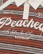 대조적인 줄무늬 짧은 소매