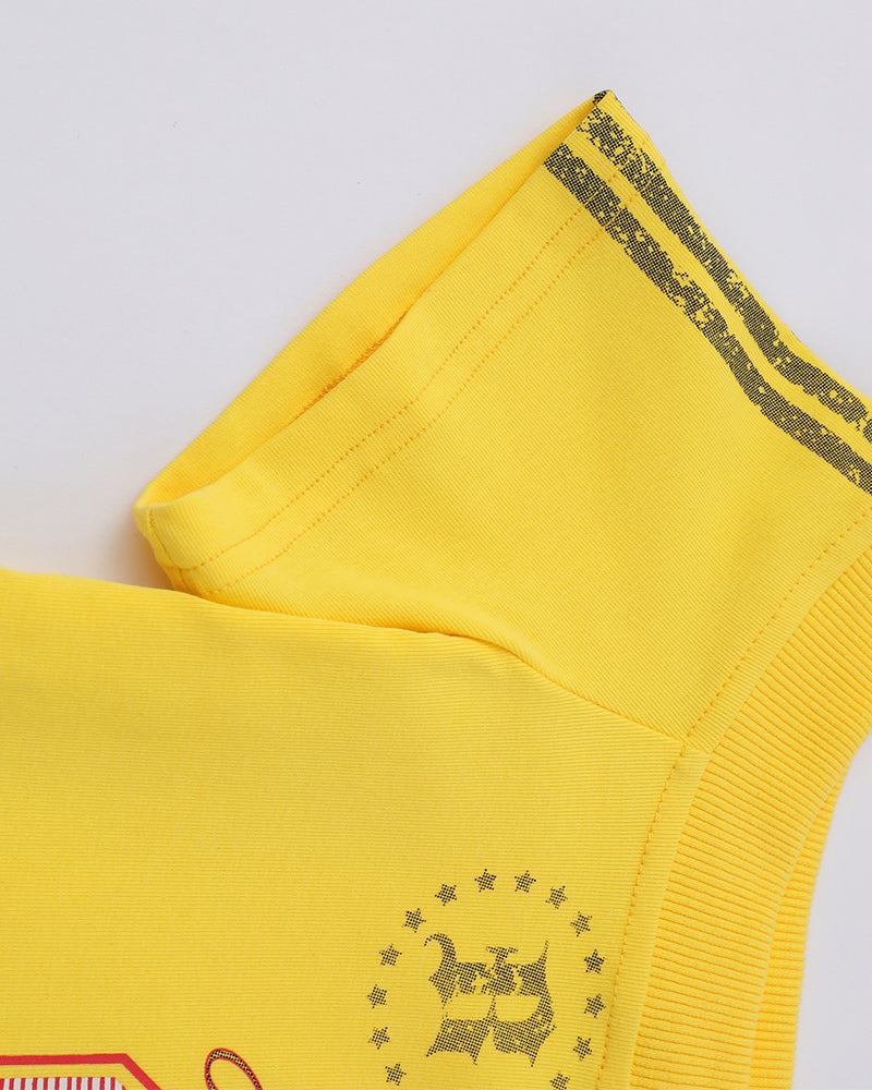 Retro sports short sleeves