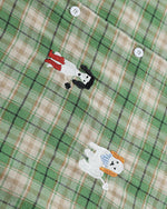 可愛小狗長袖襯衫