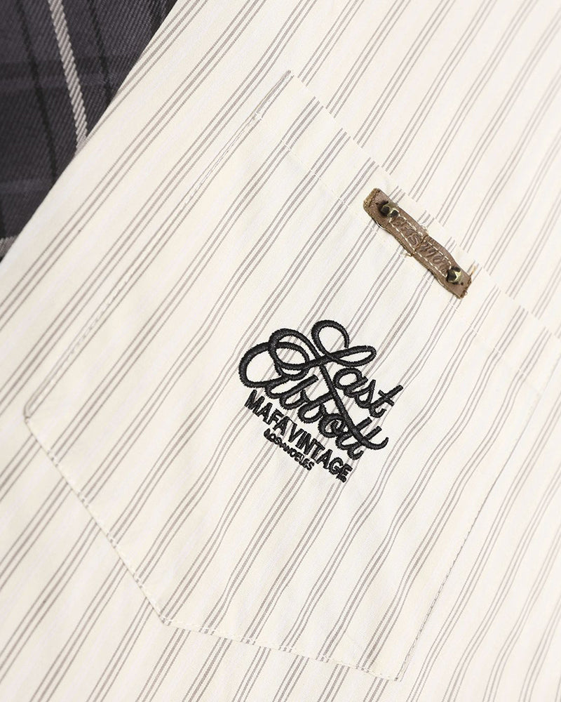 vintage striped long sleeve shirt