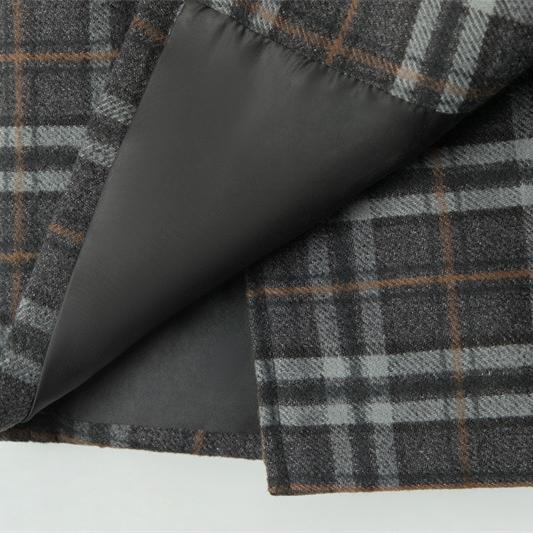 레트로 플레드 로우웨이스트 스커트