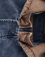 Washed distressed warm coat