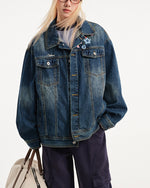 Washed denim jacket