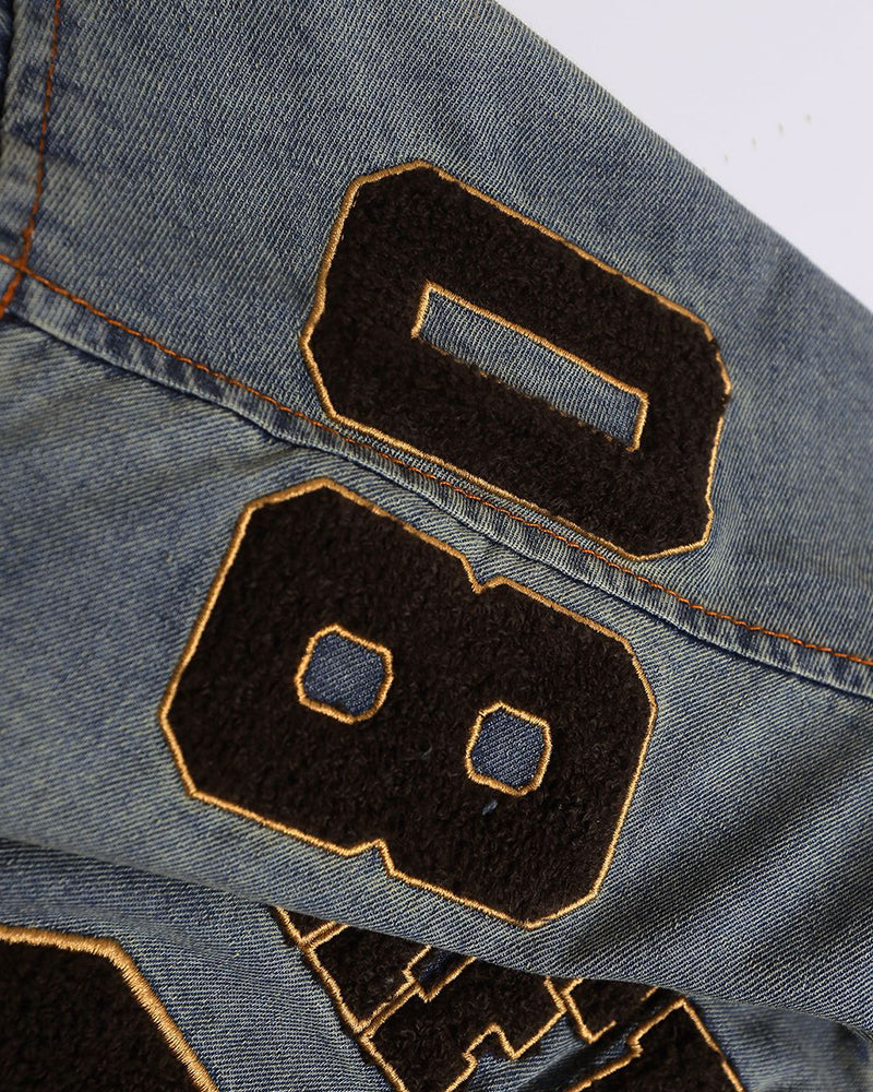 레트로 워시드 디스트레스드 반팔