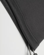 Color-blocked fleece-lined sweatshirt