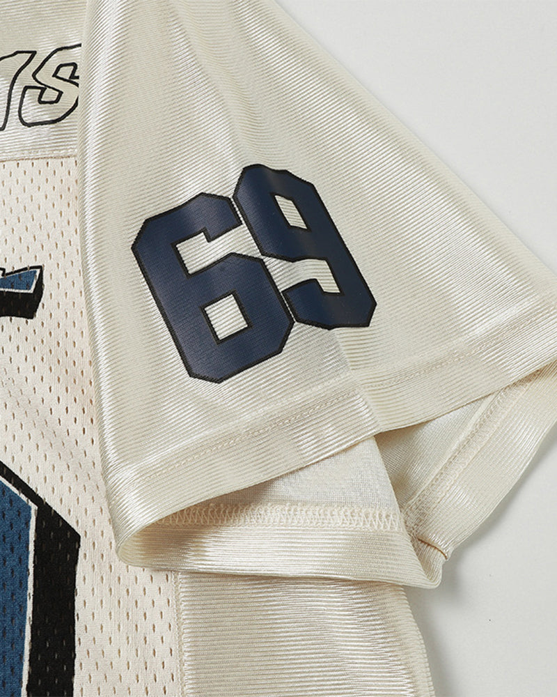 Retro loose short sleeves