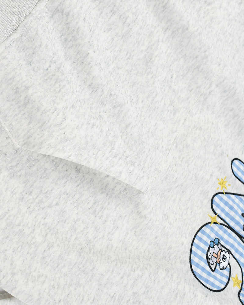 卡通刺綉連帽衛衣