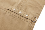 Retro distressed large pocket cargo pants